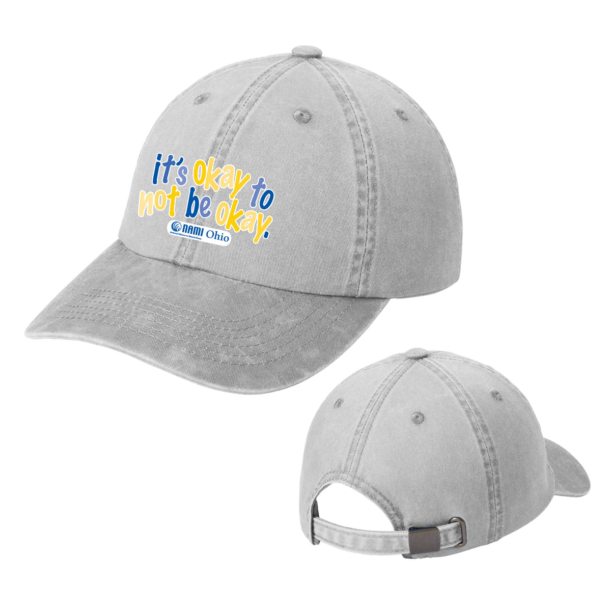 It's Okay Unstructured Printed Hat